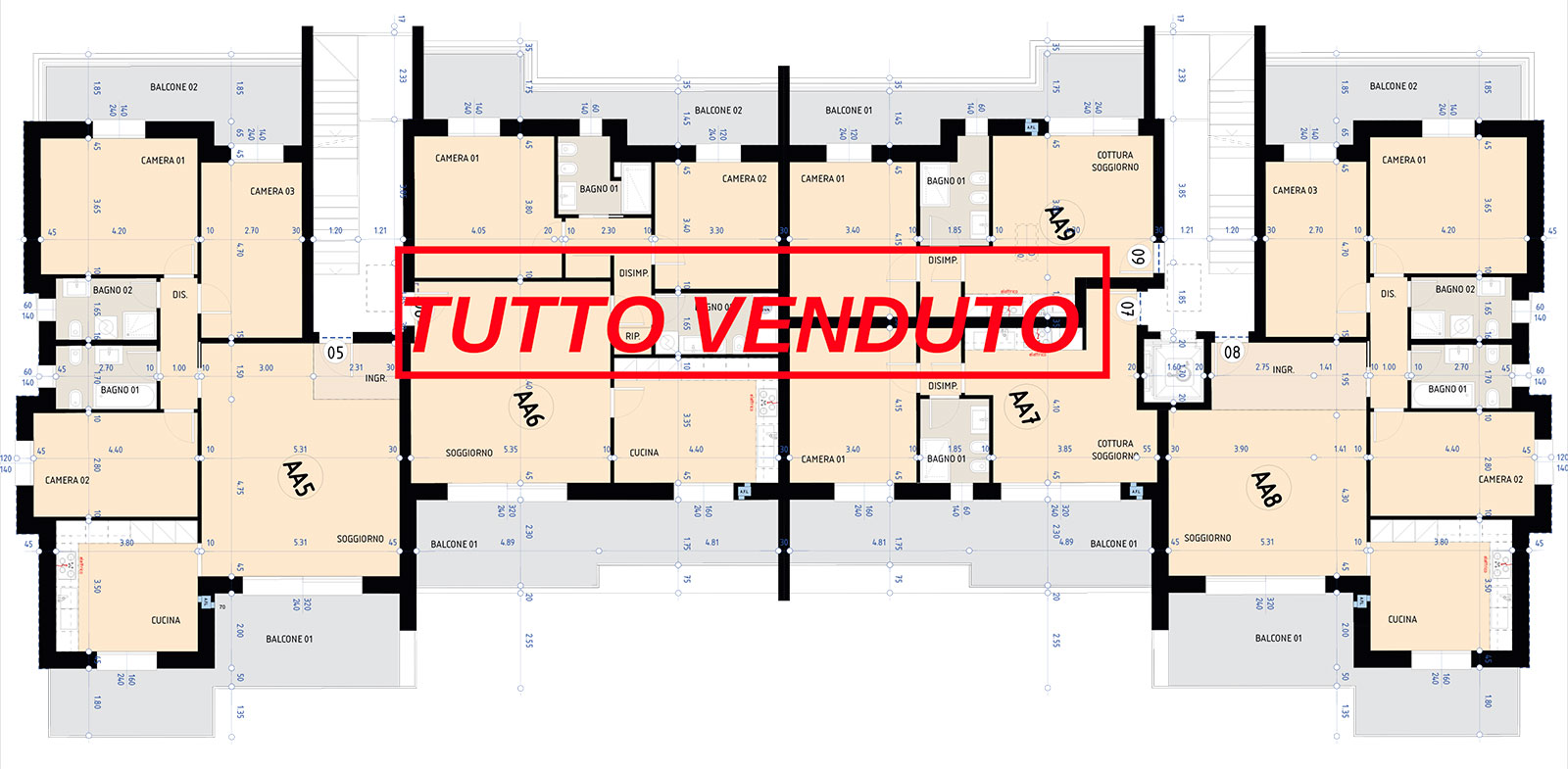PAL. A P1 Tutto Venduto