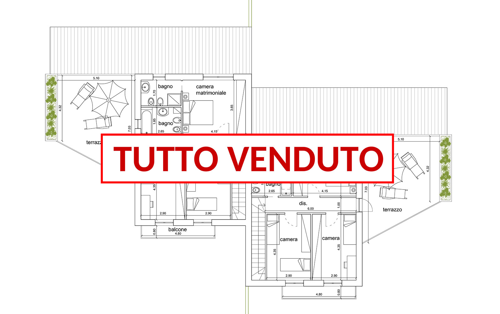 LOTTO 2 PIANO PRIMO Tutto Venduto
