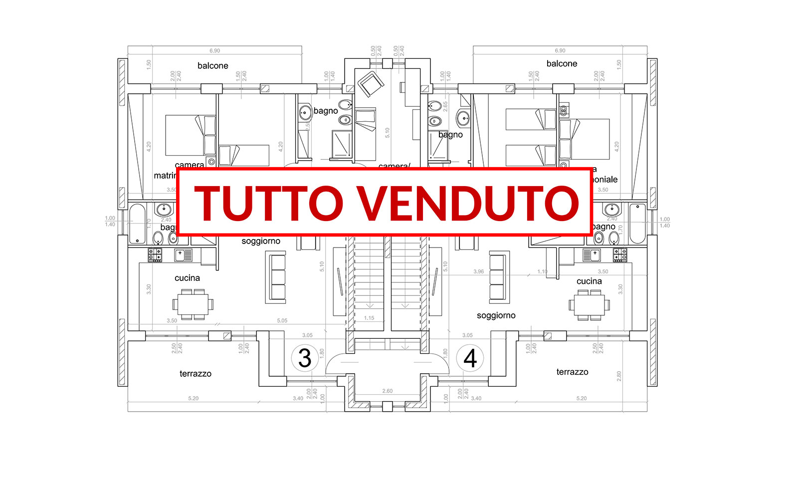PAL.B PIANO PRIMO Tutto Venduto