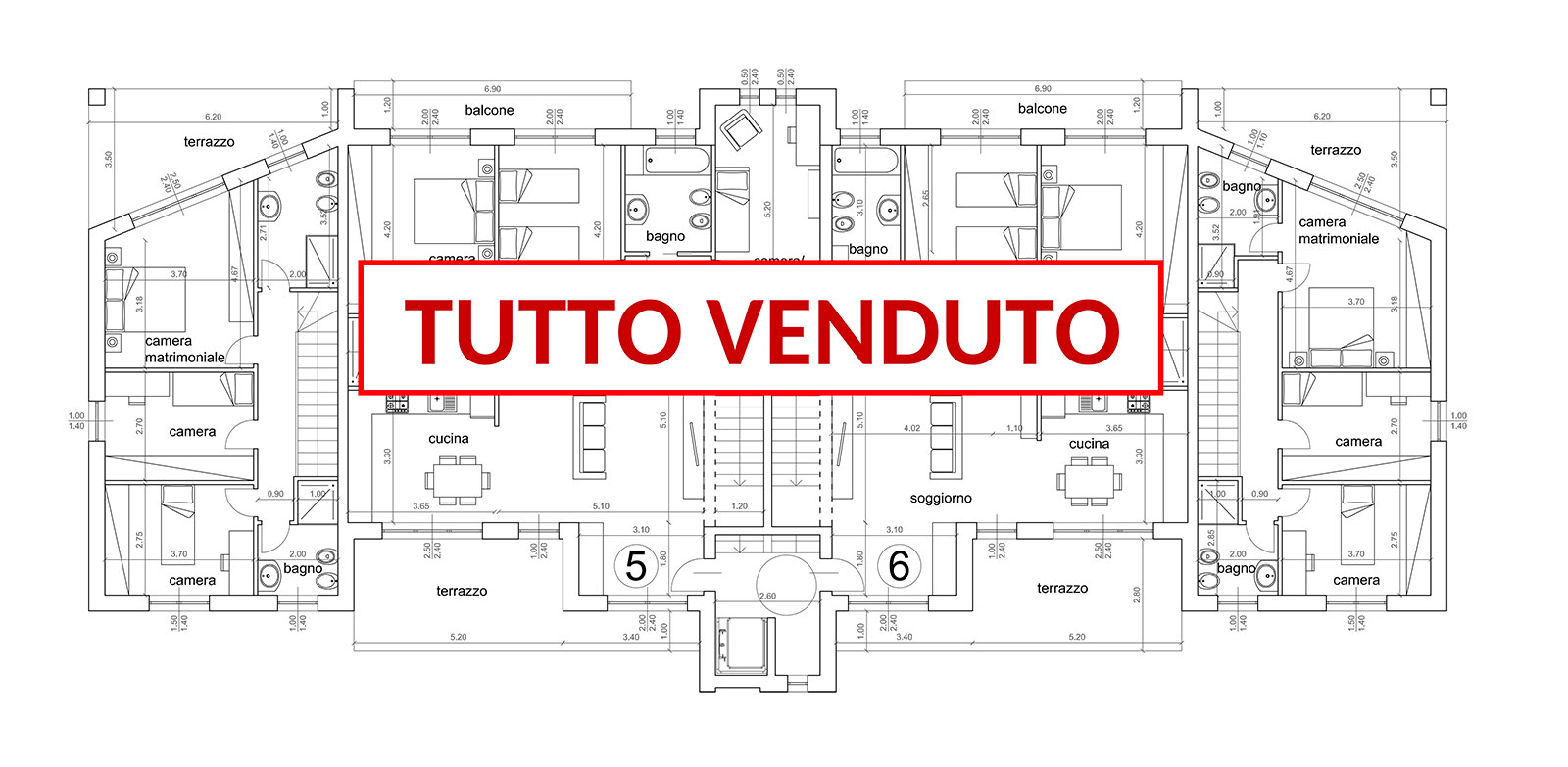 PAL.C PIANO PRIMO Tutto Venduto