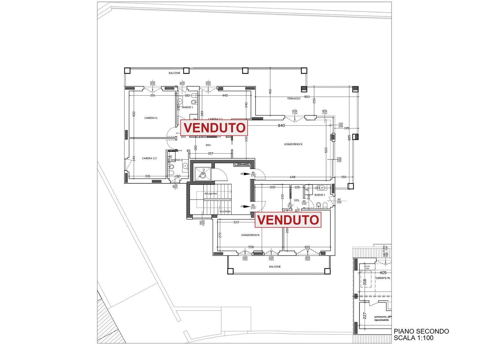MONZA PIANO SECONDO PAL.A