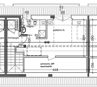 PIANO SECONDO VILLA 2